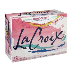 Lacroix Sparkling Water - Passionfruit - Case Of 2 - 12/12 Fl Oz