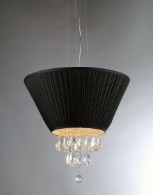 Black Umbrella Crystal Chandelier