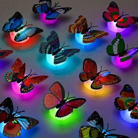 24pcs butterfly lights (Quantity: 6single+6double)